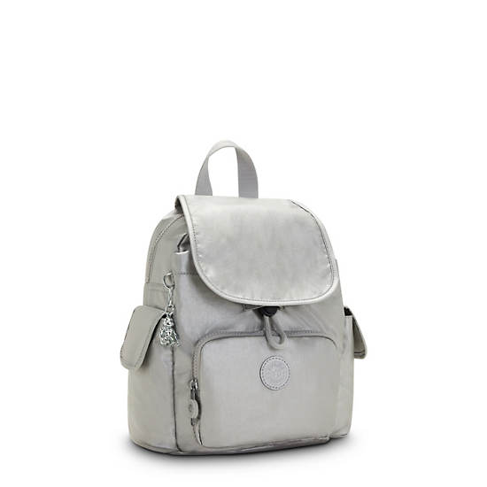 Kipling City Pack Mini Classic Metallic Backpacks Bright Metallic | AU 1481NW